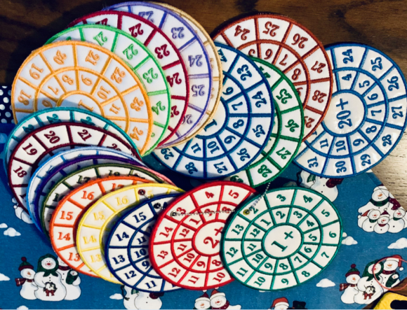 Addition Wheels 1-10: Festive Holiday Embroidery Review