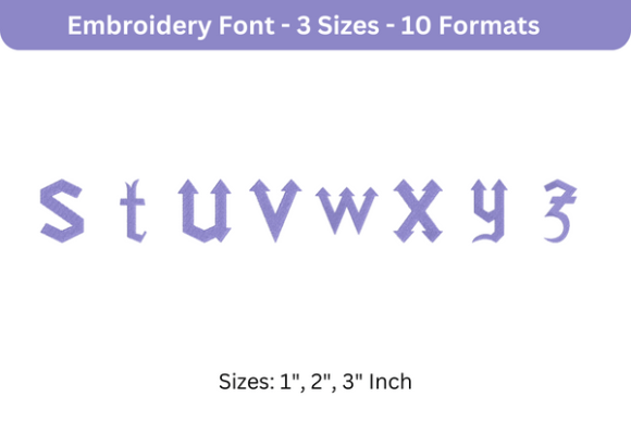 Arrowhead Lake Font: A Stylish Embroidery Choice