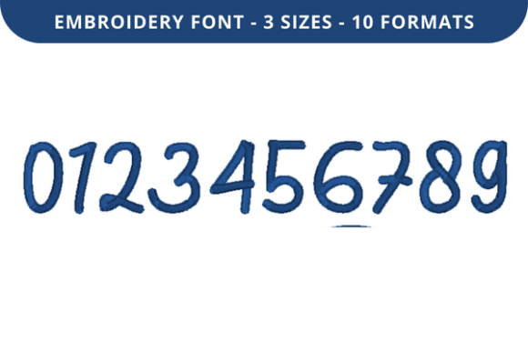 Atilla the Hug Font 0 to 9: Seasonal Design Review