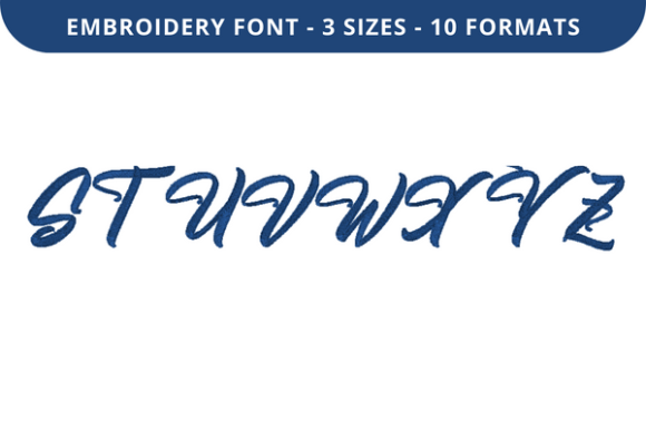 Bright Future Font S to Z: Holiday Embroidery Review