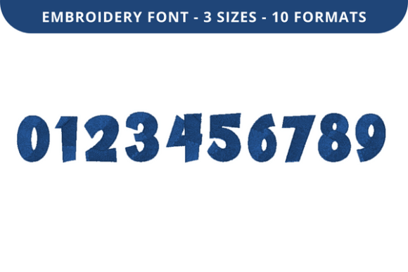 Cake Layer Font 0 to 9: An Embroidery Seller’s Review