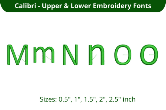 Calibri Font MNO: A Versatile Embroidery Choice
