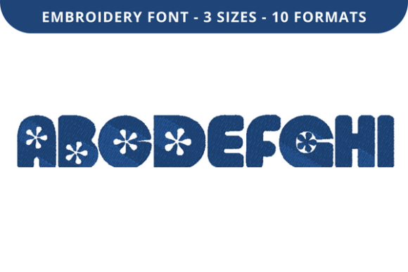 Daisy Font A to I: An Embroidery Designer Review