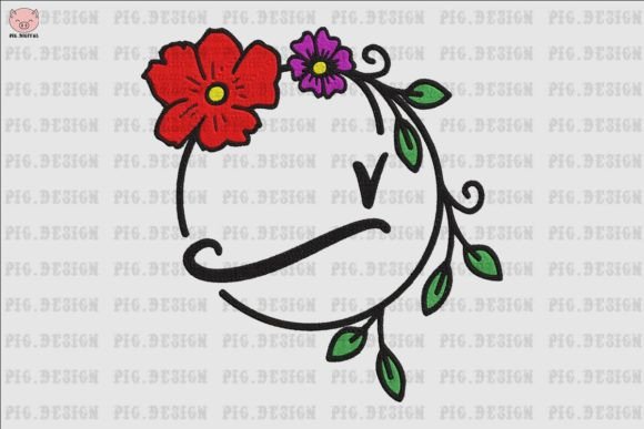 Flower Font V: A Designer Review for Apparel