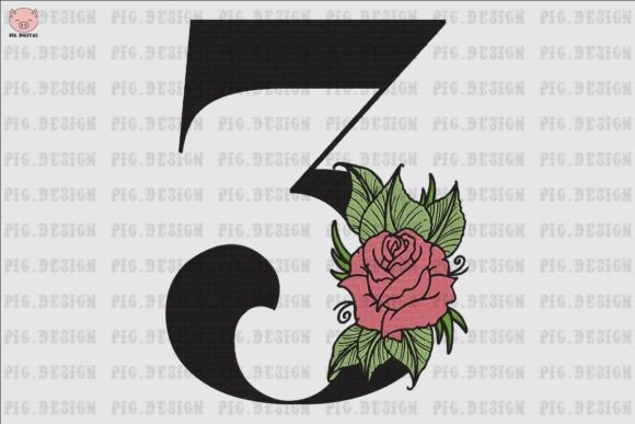 Flower Rose Font 3: A Holiday Embroidery Review