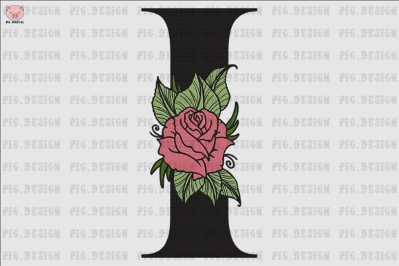 Flower Rose Font I: A Designer’s Stitch Test