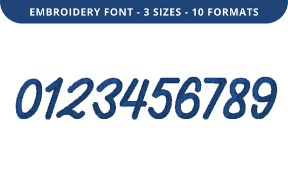 Marion Font 0 to 9: A Premium Embroidery Choice