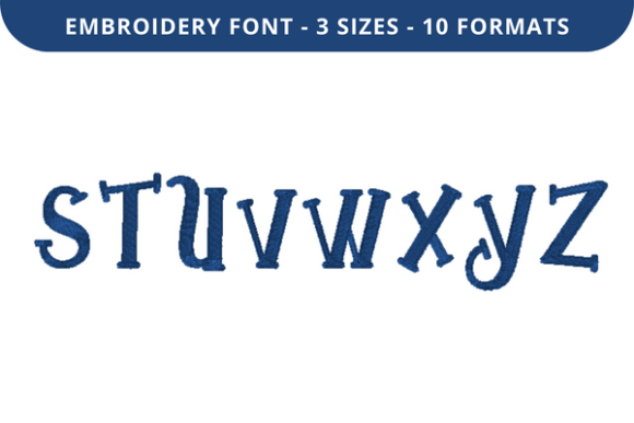 Mystically Font S to Z: A Magical Embroidery Choice